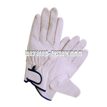 Pig Grain Leather Safety Glove